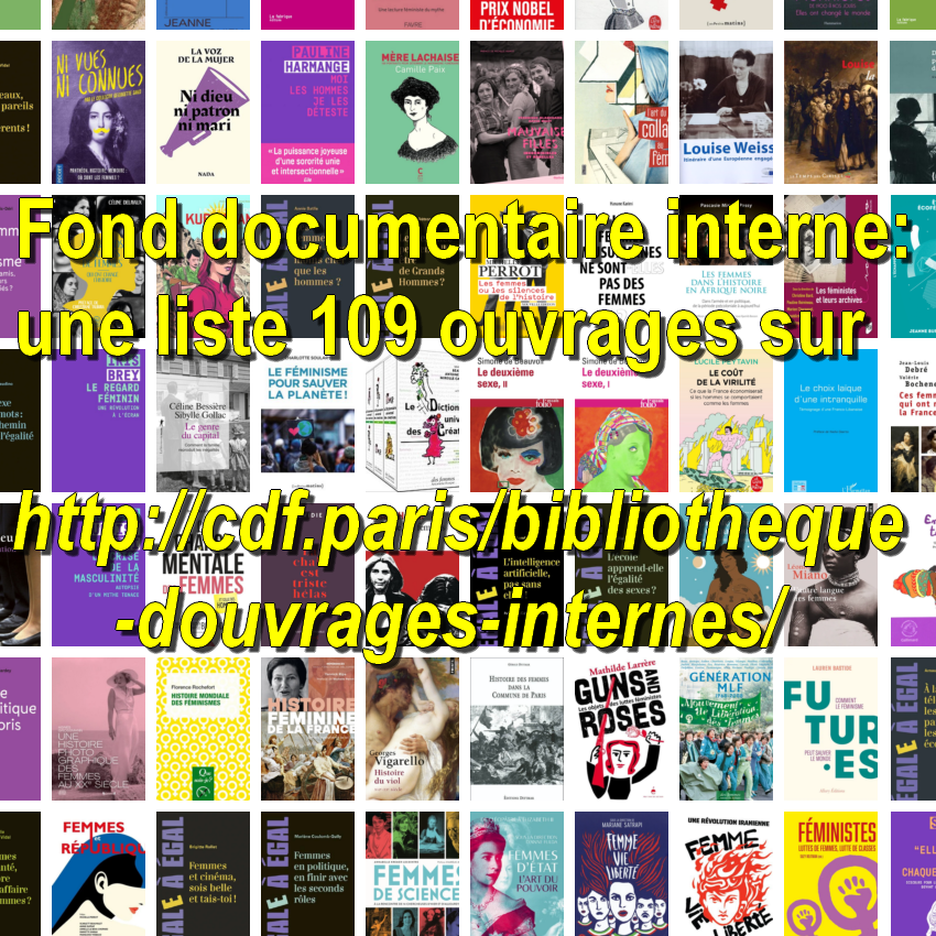 Création d’un fond documentaire pour travailler sur les prochaines expos: déjà 109 ouvrages