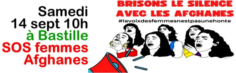 [14sept2024] Rassemblement Paris contre l’apartheid de genre en Afghanistan
