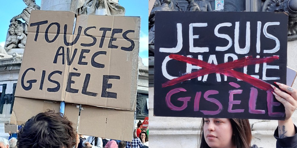 [14sept2024] Rassemblement à Paris en soutien à Gisèle Pélicot et toutes les victimes de viol