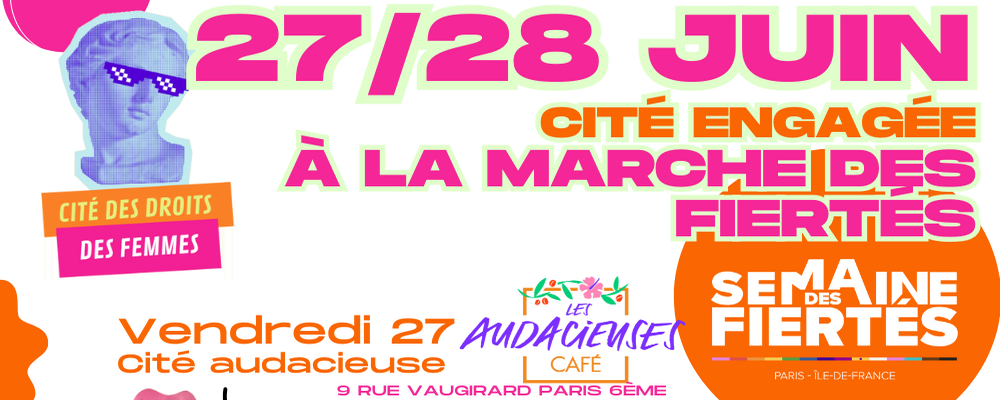 [27juin2025] La Cité engagée dans la semaine des Fiertés aux Audacieuses Café