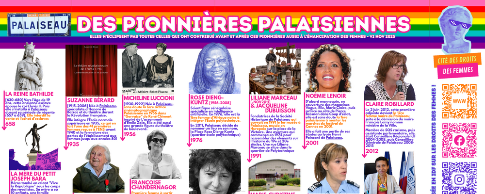 [11nov2025] Honneur à des Pionnières Palaisiennes