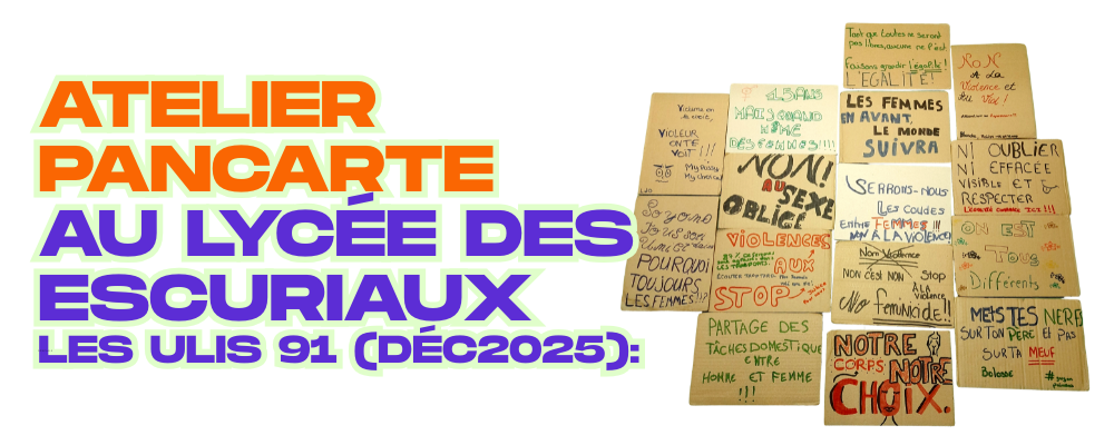 Animation d&rsquo;un atelier pancarte en classe de seconde