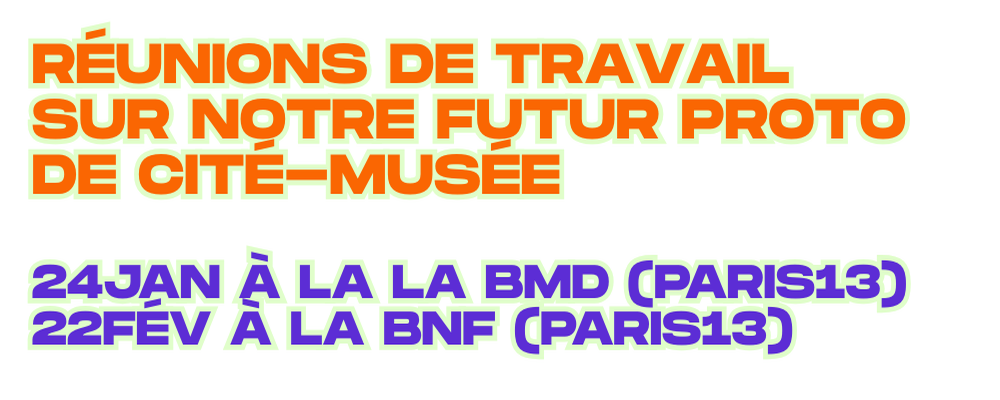 [24jan & 22fév2026] Réunions de travail combinées à des expos
