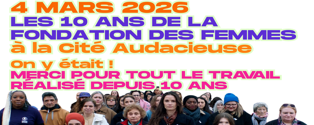 [4mars2026] À la soirée des 10ans de la Fondation des Femmes