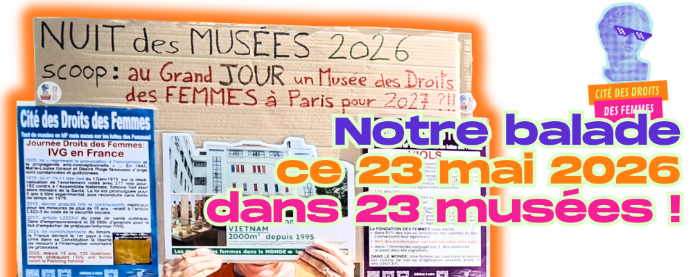 [23mai2026] NUIT des musées, les femmes au grand JOUR ?