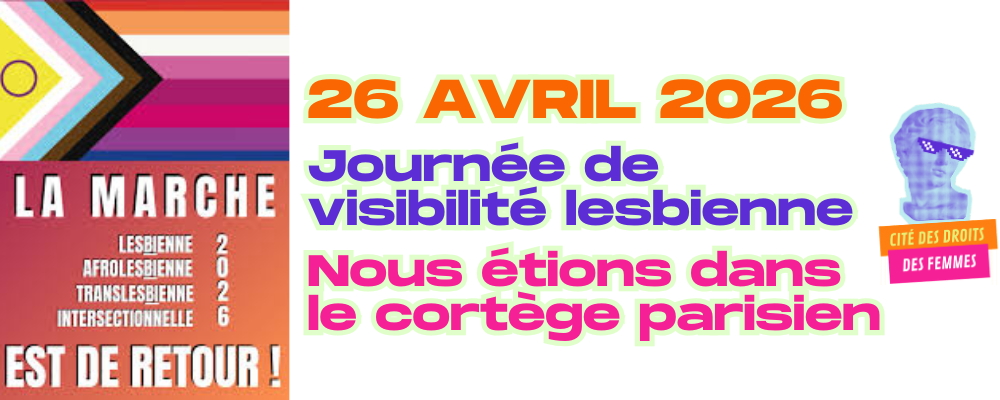 [26avril2026] Dans le cortège de la journée de visibilité Lesbienne